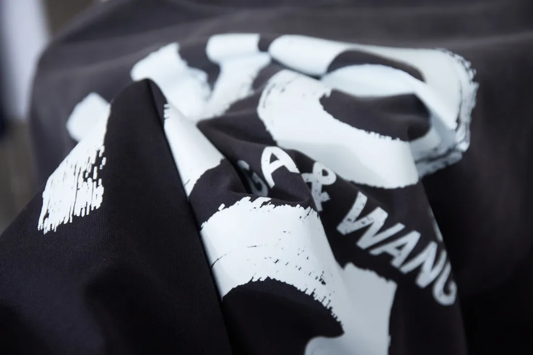 Alexarderwang 25SS New Arrival 100% 32 1X 1 ：Black/White/Blue/Green Size：S/M/L/XL